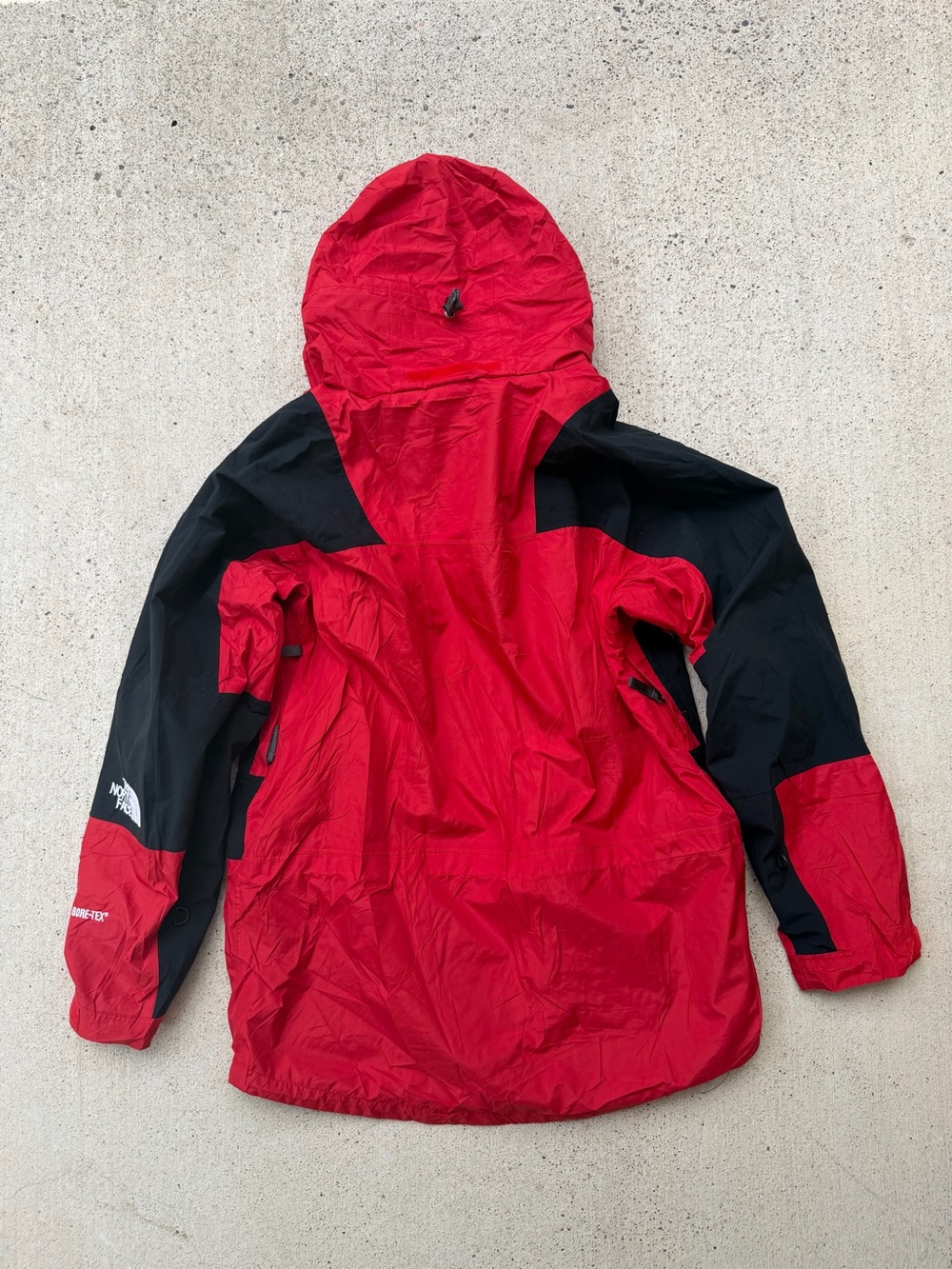 The North Face Gore Tex Mountain Jacket Red Black Waterproof Mens M - Picture 11 of 14
